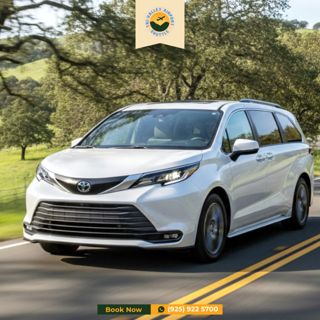 Airport shuttle near Livermore